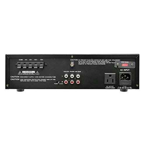 Compact Public Address Mono Amplifier - Professional 120 Watt