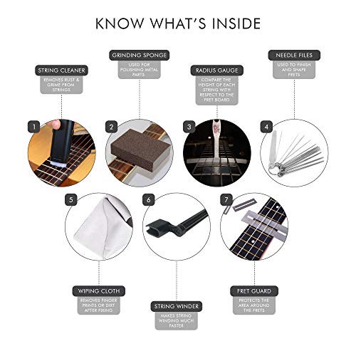 Complete Guitar Accessories Repair and Maintenance Kit