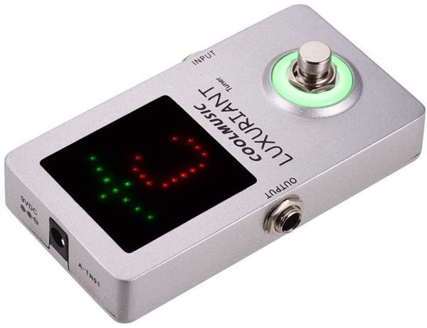 Coolmusic Chromatic Guitar Tuner Pedal High Precision Tuner