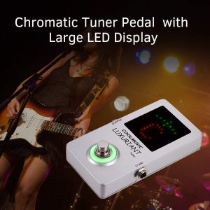 Coolmusic Chromatic Guitar Tuner Pedal High Precision Tuner