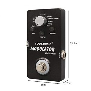 Coolmusic A-ME01 Modulator Multi Pedal | 11 Dynamic Effects for Guitarists - Image 5