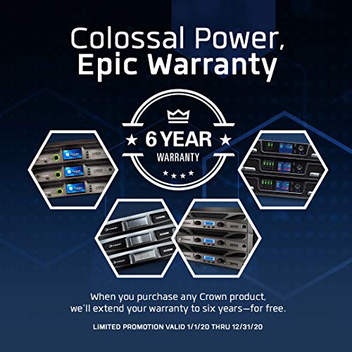 Crown XLi800 300-Watt Power Amplifier – Superior Flexibility & Cooling for Professional Audio Systems