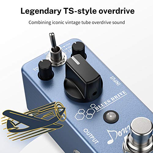 Donner Blues Drive Classical Electronic, Vintage Overdrive Guitar