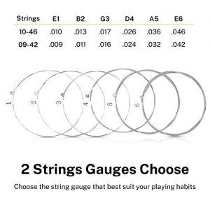 Donner Electric Guitar String Nickel, Wound High Carbon Hex Steel - Image 6