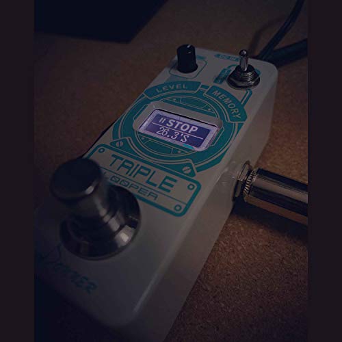 Donner Triple Looper Guitar Effect Pedal with Time Progress