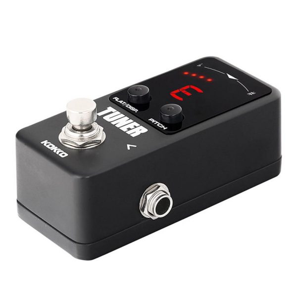 Mini Guitar Tuner Pedal - Essential Tuning Device for Guitar, Bass, Violin, Ukulele - FTN-2