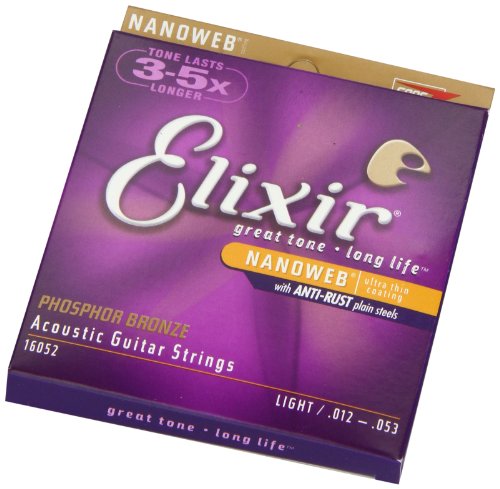 Elixir Strings Phosphor Bronze Acoustic Guitar Strings
