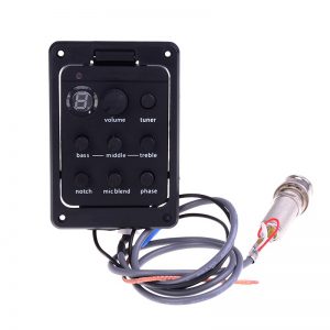 Equalizer Acoustic Guitar Preamp Piezo Pickup Guitar Tuner - Image 4