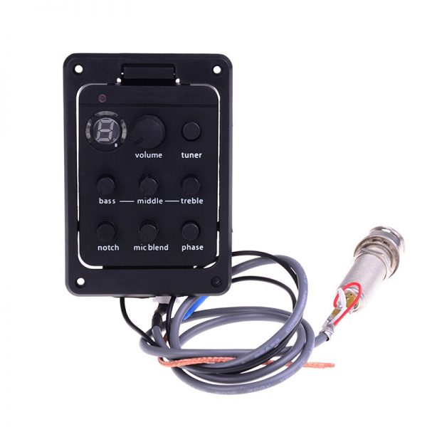 Equalizer Acoustic Guitar Preamp Piezo Pickup Guitar Tuner