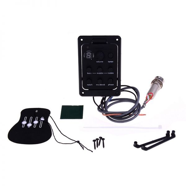 Equalizer Acoustic Guitar Preamp Piezo Pickup Guitar Tuner