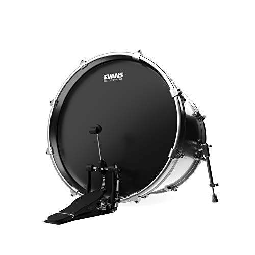 Evans Black Hydraulic Bass Drum Head