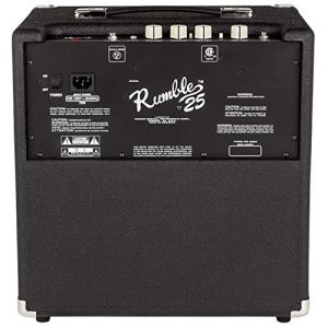 Fender Rumble 25 v3 Bass Combo Amplifier – 25W Power, Overdrive Circuit & Auxiliary Input for Ultimate Bass Experience - Image 3