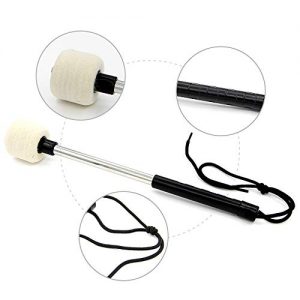 Gizhome 2 Pieces Bass Drum Mallet with Wool Felt Head Instrument - Image 3