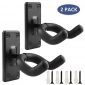 Guitar Hanger 2 Pack Guitar Wall Mount Holder for Guitar Ukelele Bass Mandolin Banjo Skateboard