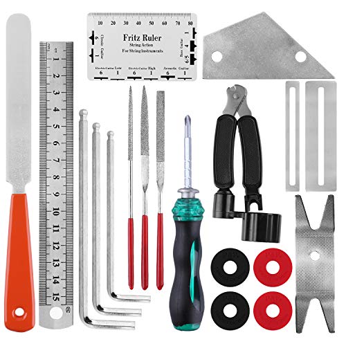 Guitar Repair Tools 20PCs Guitar Tool with String Organizer