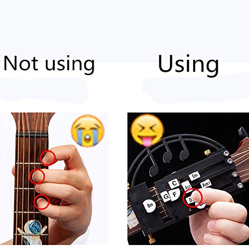 One-Key Chord Assisted Guitar Tool – Easy Chord Fingering for Beginners & Pain-Free Learning
