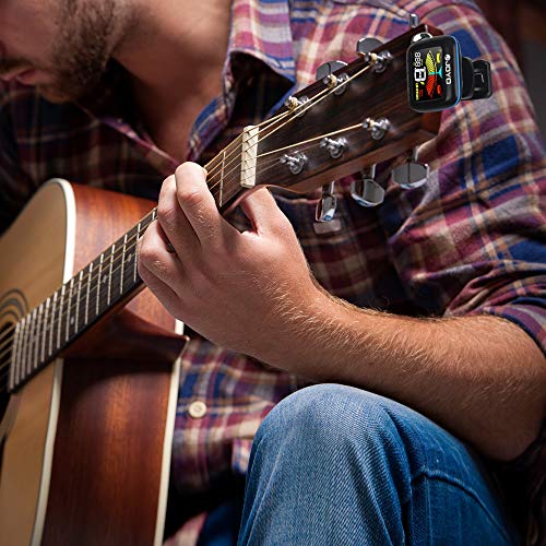 Guitar Tuner Clip on, Professional Tuner for Guitar Bass Violin