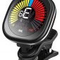 Guitar Tuner Rechargeable Clip On Tuner for Ukulele, Violin and Chromatic Tuning, Fast and Accurate, Easy to Use