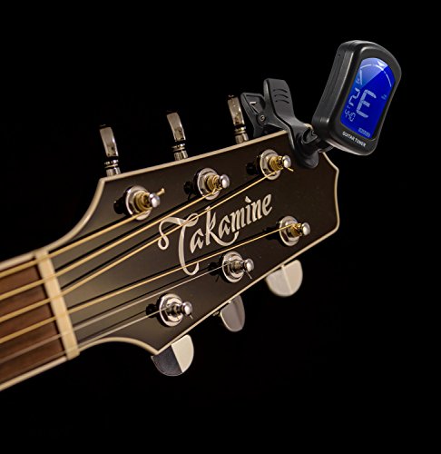Guitar Tuner Clip-On: Perfect Tuning for Guitars, Ukuleles, Violins, Bass - Anywhere, Anytime!