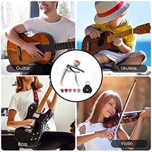 HUNDUN Guitar Capo Metal Capo for Acoustic and Electric Guitars - Image 7