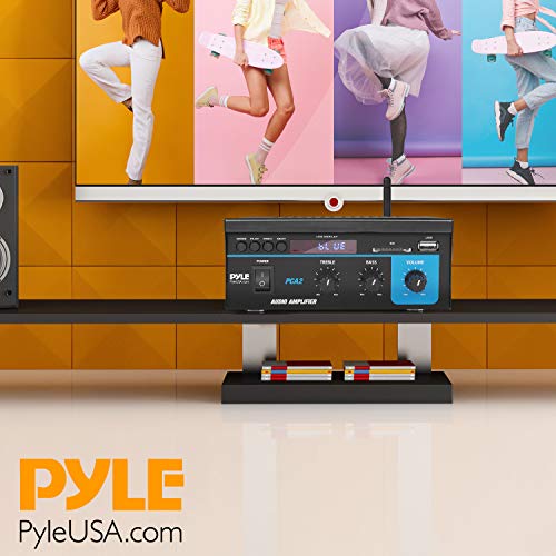 Home Audio Power Amplifier System, Mini Dual Channel
