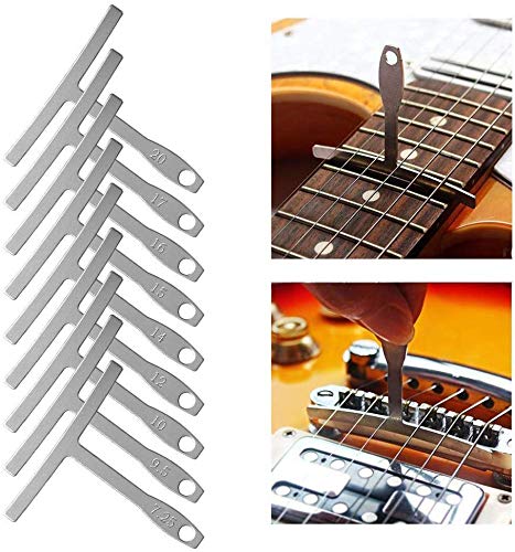 KONIBN 15 Pieces Guitar Luthier Tools Set, Including Guitar Radius Gauge