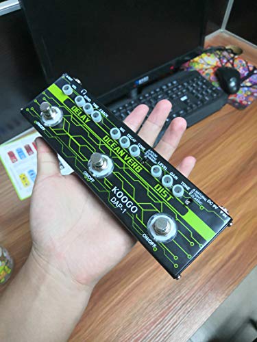 Koogo Guitar Multi Effect Pedal Delay Reverb Distortion