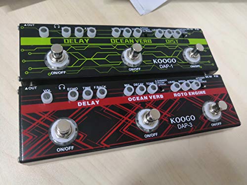 Koogo Guitar Multi Effect Pedal Delay Reverb Distortion