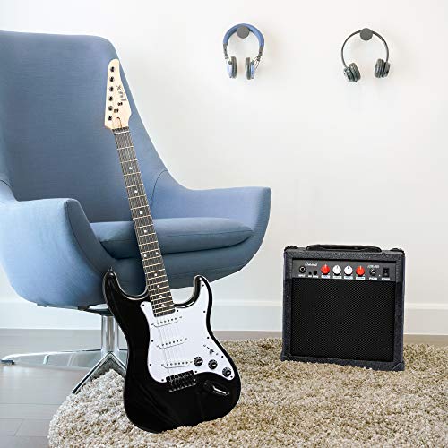 LyxPro Electric Guitar Amp 20 Watt Amplifier, Built In Speaker Headphone