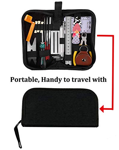Medeer 26PCS Guitar Repair Tool Kit Wire Plier,String Organizer