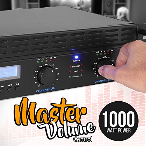 Professional Audio Bluetooth Power Amplifier - 2-Channel