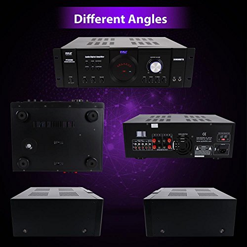 Pyle 3000 Watt Premium Home Audio Power Amplifier