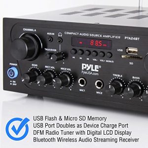 Pyle Upgraded Karaoke Bluetooth, Channel Home Audio Sound - Image 6