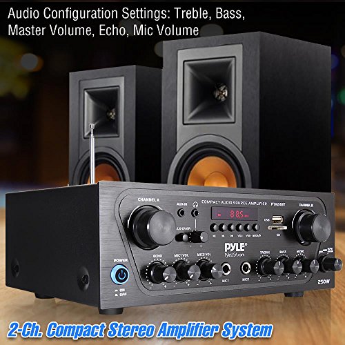 Pyle Upgraded Karaoke Bluetooth, Channel Home Audio Sound