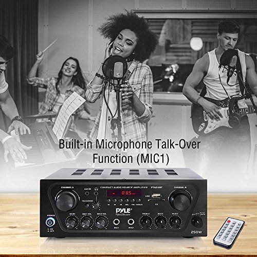 Pyle Upgraded Karaoke Bluetooth, Channel Home Audio Sound