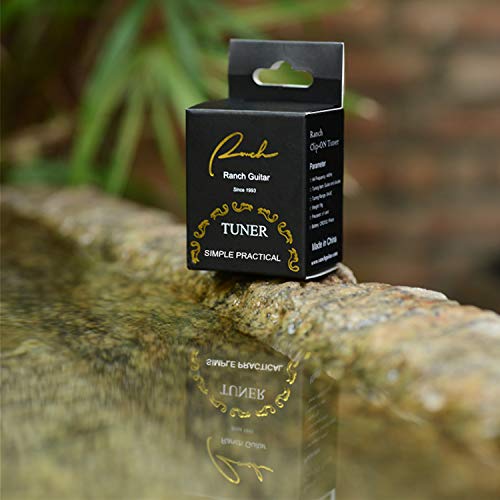 Ranch Tuner Professional Clip On for Acoustic/Electric Guitar