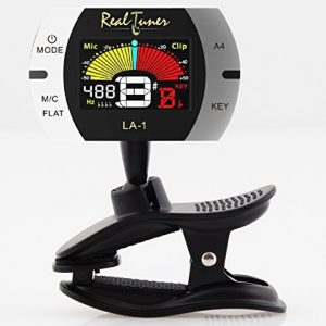 Real Tuner - Chromatic Clip-on Tuner for Guitar, Bass, Violin, Ukulele - Image 6