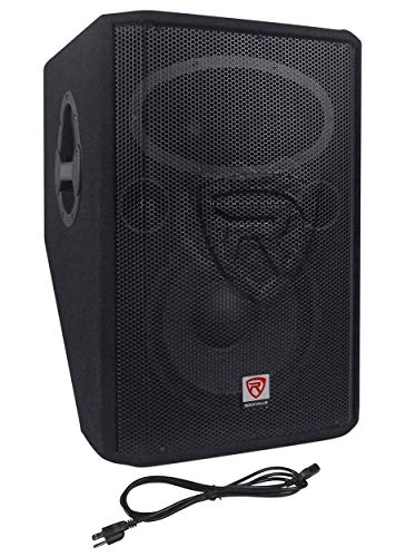 Rockville 1000 Watt 2-Way Powered Active Stage Floor Monitor Speaker