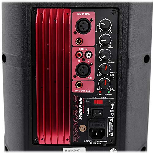 8-Inch Powered DJ PA Speaker System - Unleash 400 Watts of Dynamic Sound for Your Event!