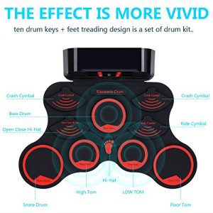 Roll-Up Drum Kit Portable Electronic Drum Set - Image 6