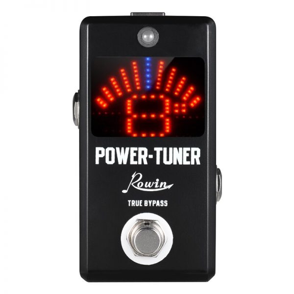 Rowin LT-9 Tuner + Effect Power Supply for Guitar Pedals - 8 Isolated DC 9V Outputs