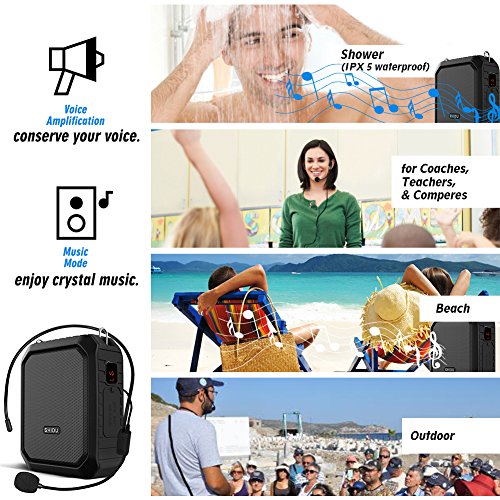 SHIDU Bluetooth Voice Amplifier, Personal Voice Amplifier