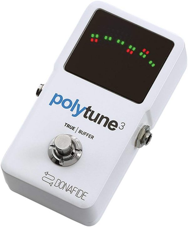 TC Electronic PolyTune 3 Polyphonic LED Guitar Tuner Pedal with Built-in Buffer