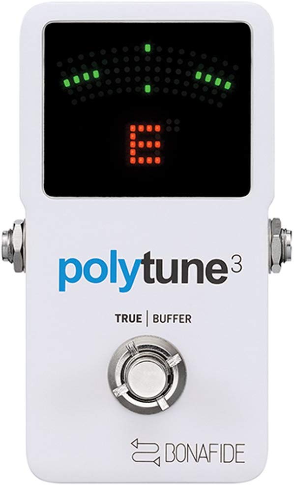 TC Electronic PolyTune 3 Polyphonic LED Guitar Tuner Pedal with Built-in Buffer