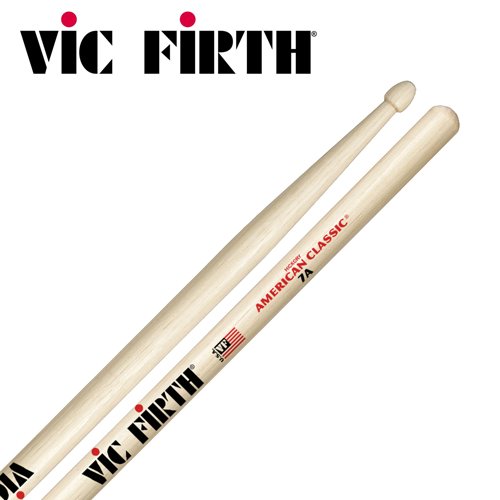 Vic Firth American Classic 7A Drumsticks | Medium Taper | 15.5” Length