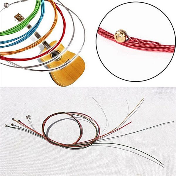 Rainbow Harmony: Colorful Guitar Strings Set ??