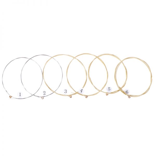 Universal Acoustic Guitar String Brass Hexagonal
