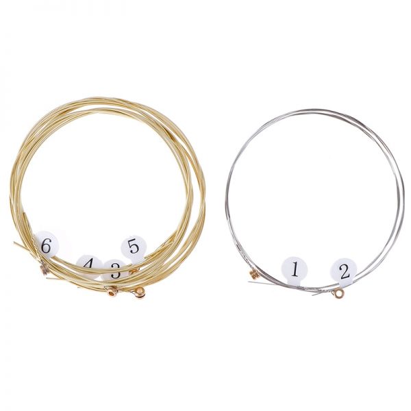 Universal Acoustic Guitar String Brass Hexagonal