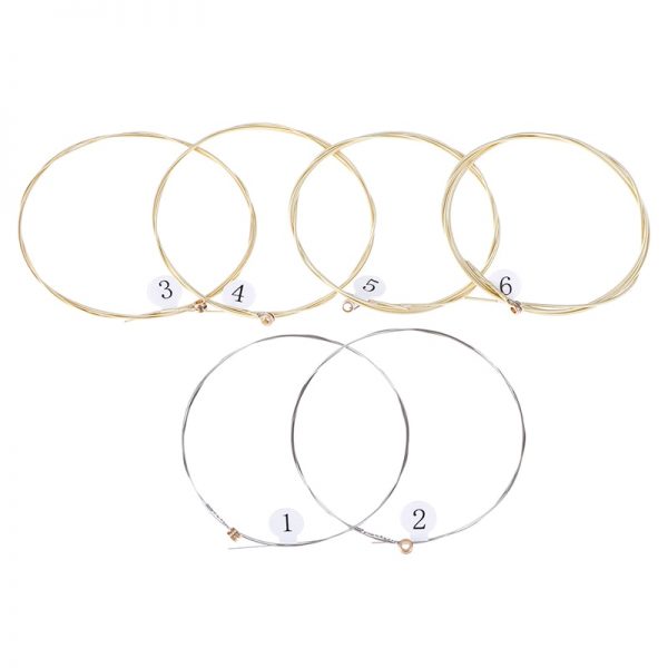 Universal Acoustic Guitar String Brass Hexagonal