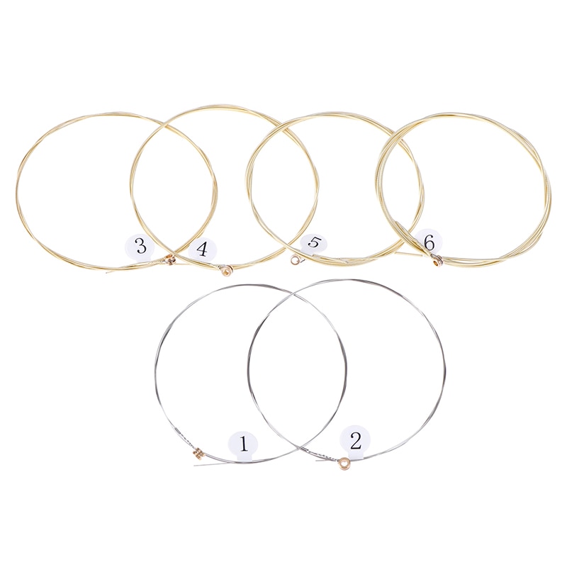 Universal Acoustic Guitar String Brass Hexagonal